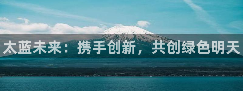 新宝gg类似:太蓝未来:携手创新,共创绿色明天