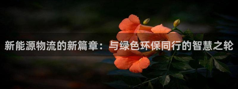 新宝gg创：新能源物流的新篇章：与绿色环