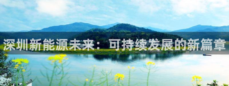 新宝GG苹果版:深圳新能源未来:可持续发展的新篇章