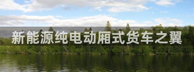 新宝gg如何注册登录:新能源纯电动厢式货车之翼