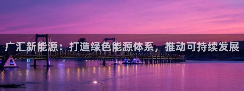 新宝gg最新章节:广汇新能源:打造绿色能源体系,推动可持续发