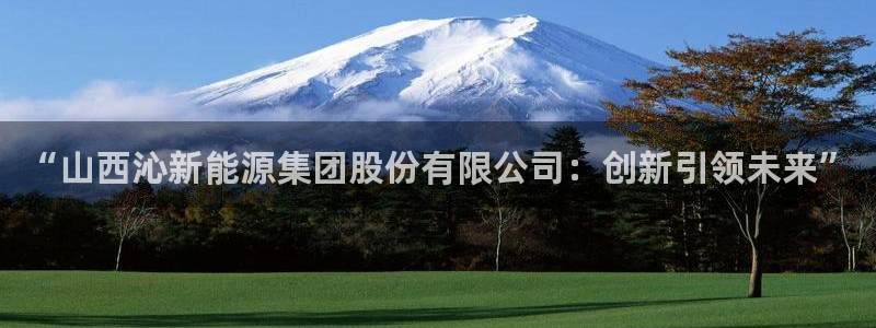 新宝gg网址:“山西沁新能源集团股份有限公司:创新引领未来”