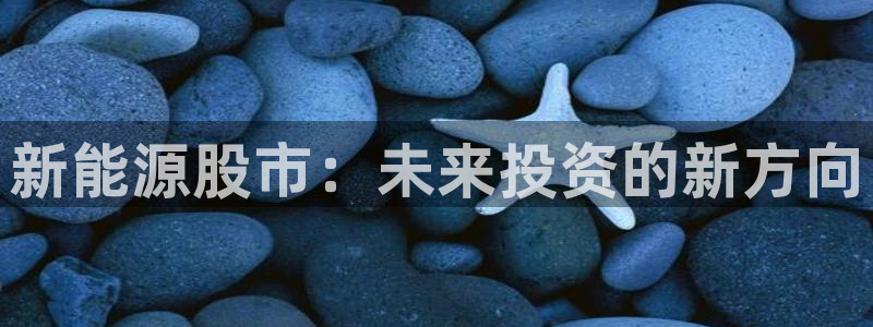 新宝gg返点：新能源股市：未来投资的新方